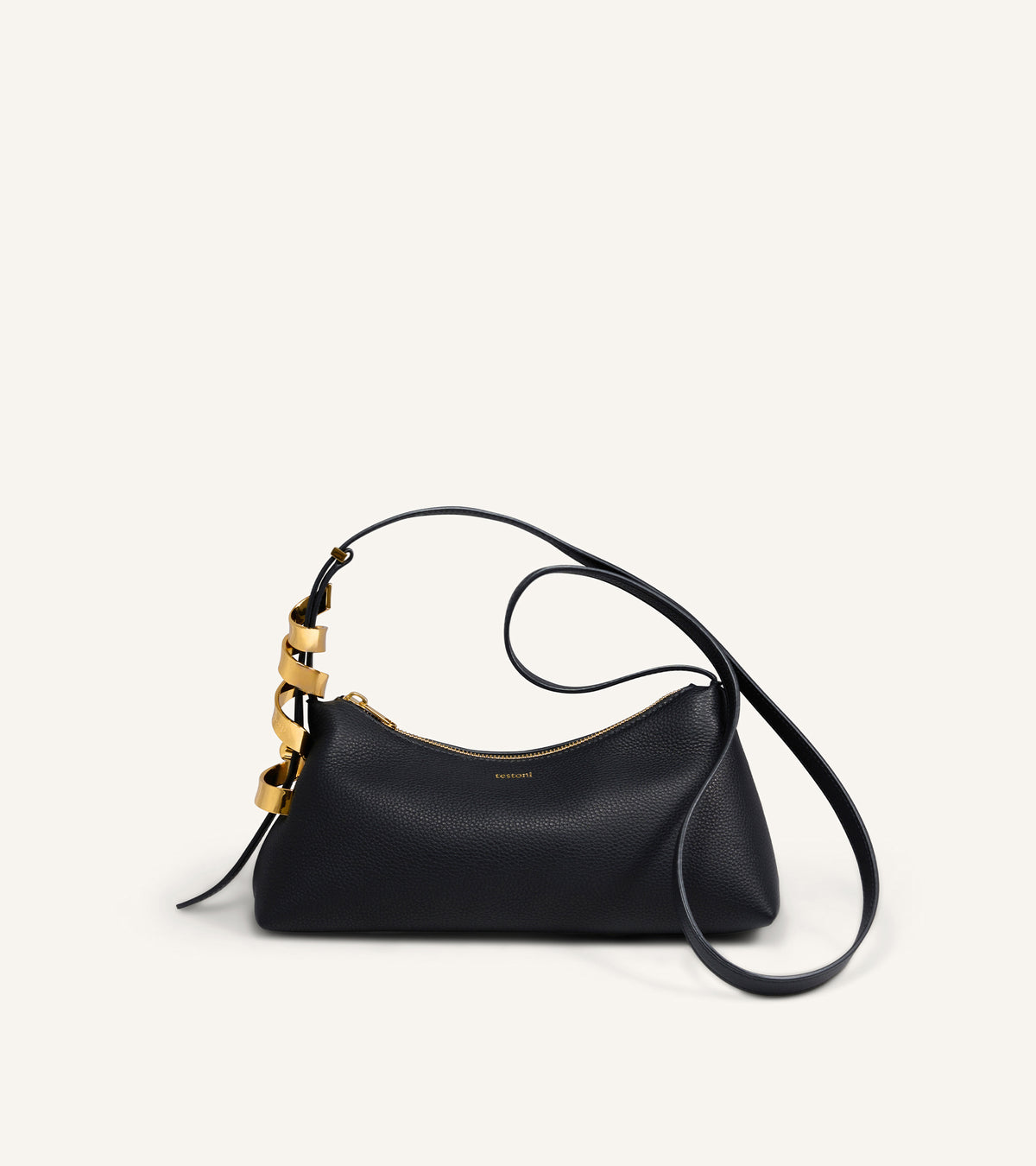 Jole 28 Grainy Calf Leather Shoulder Bag