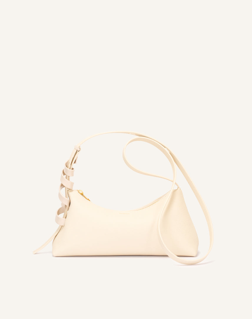Jole 28 Grainy Calf Leather Shoulder Bag Tonal